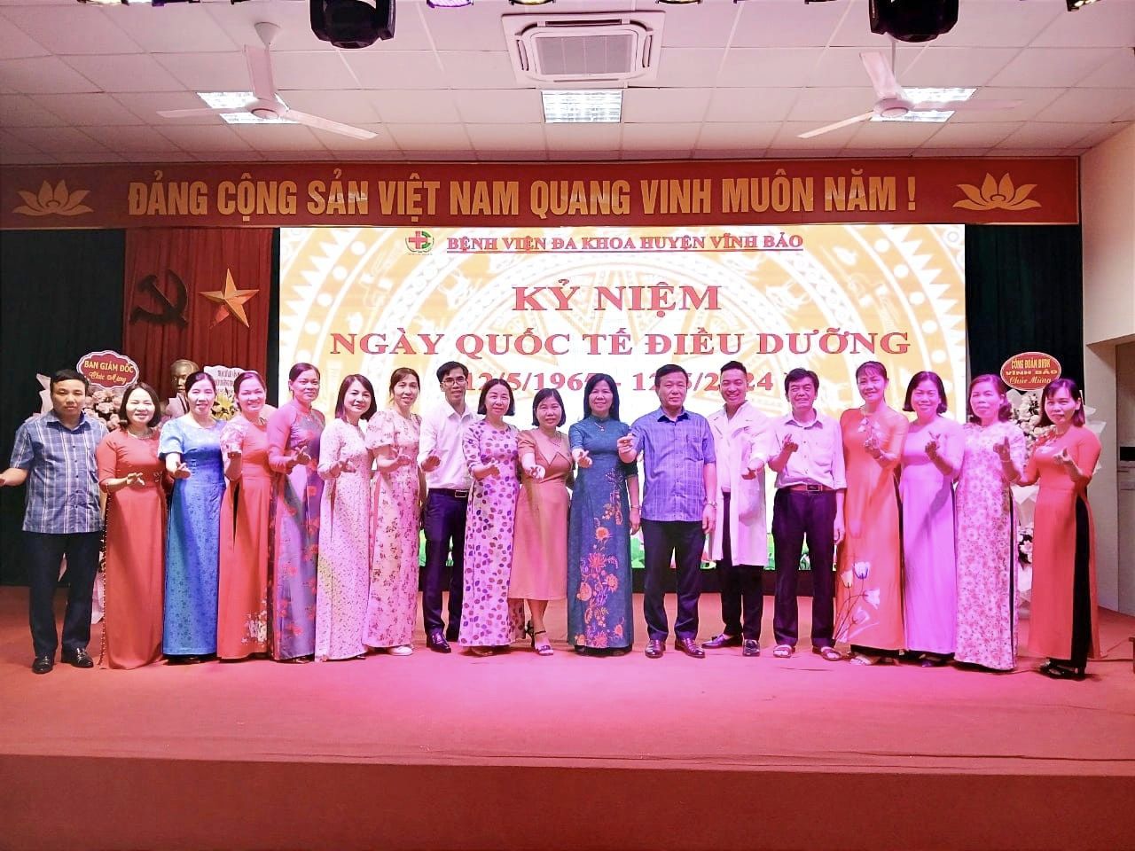 BỆNH VIỆN ĐA KHOA HUYỆN VĨNH BẢO LONG TRỌNG TỔ CHỨC KỶ NIỆM NGÀY QUỐC TẾ ĐIỀU DƯỠNG 12/5